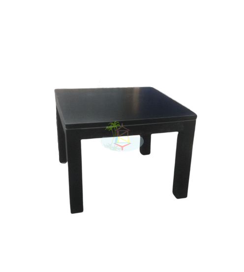 PurePine# NZ Pine  Dining Table | 1.0M Square | Black color| TR