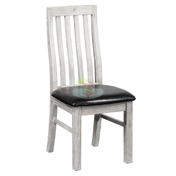 Amanda# NZ Pine White Wash White Wash Dining Chair| TR