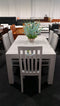 Amanda# NZ Pine White Wash White Wash Dining Chair| TR