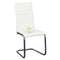 Bessie# Z-Leg Dining Chair | White color| TR