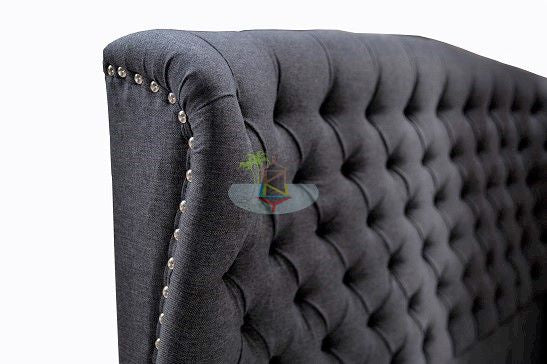 Birmingham# Headboard | Super-King | Charcoal color| TR