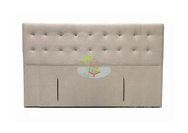 Boston# Headboard | Super-King | Beige color| TR