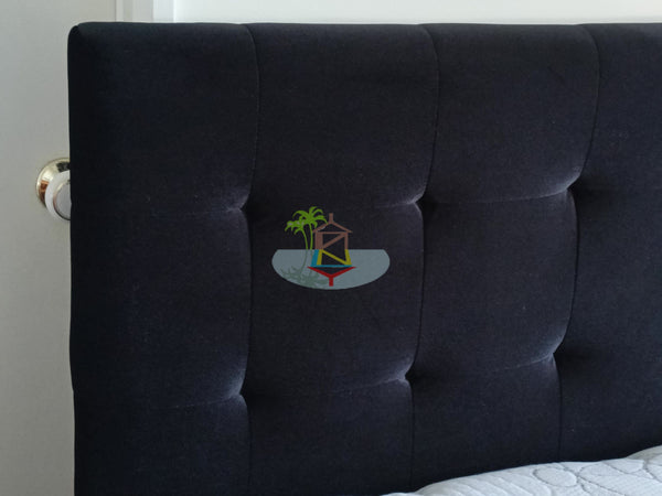 Boston# Headboard | Queen | Black color