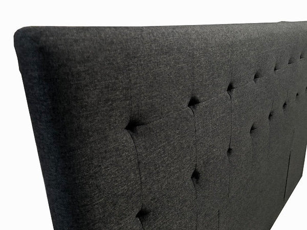 Boston# Headboard | King | Charcoal color| TR