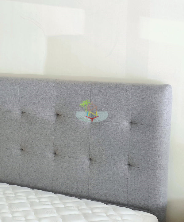 Boston# Headboard | Single | Grey color