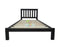 Classic# NZ Pine Simplicity Bed Frame | King-Single | Black color | LS