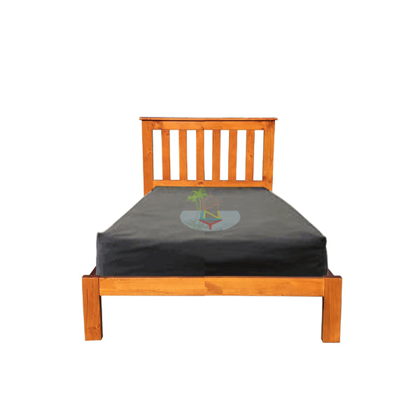 Classic# NZ Pine Simplicity Bed Frame | King-Single | Pine color | LS