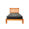 Classic# NZ Pine Simplicity Bed Frame | King-Single | Pine color | LS