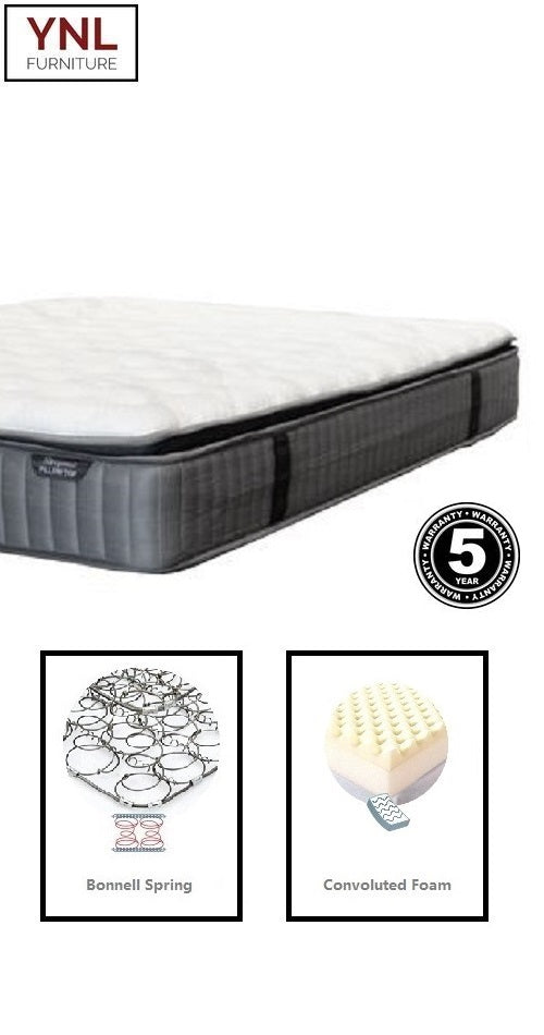 Comfy 6cm thick Pillow Top Mattress| King-Single size  **