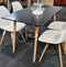 Echo# Scandinavian Dining Table | Black color| TR