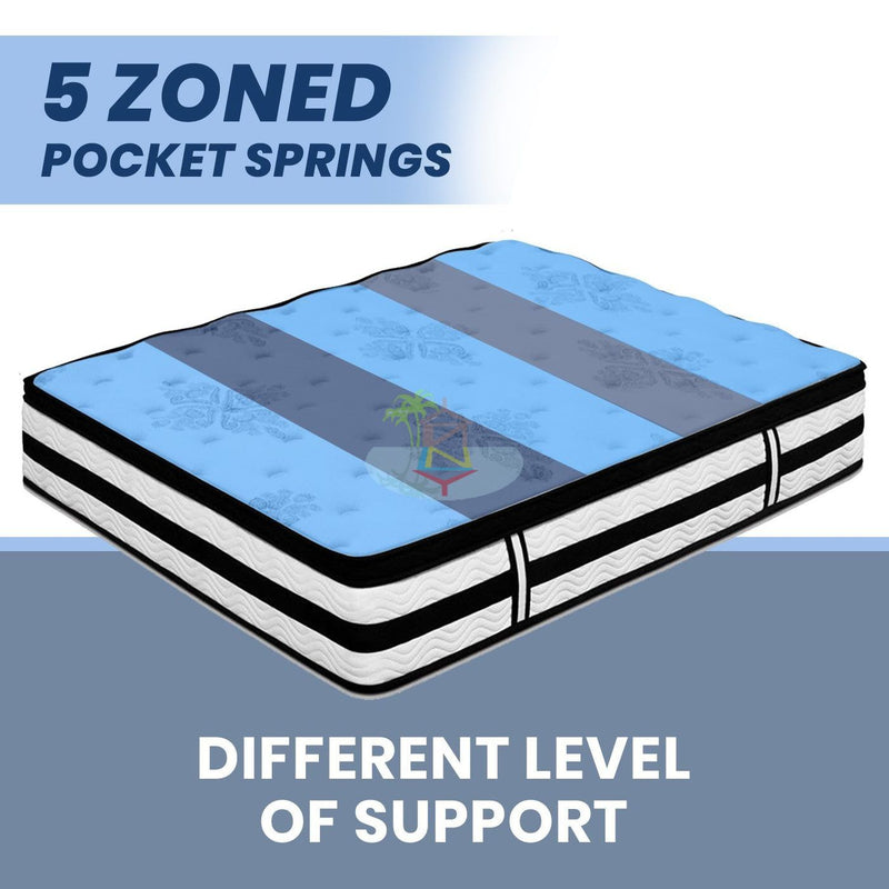 *Heavy Duty* Pocket spring with a 7cm Euro Top Mattress| Super-King size| TR