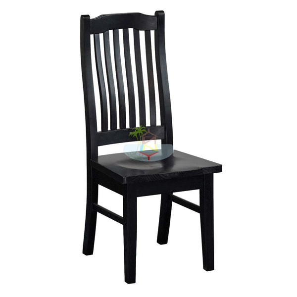 PurePine# NZ Pine  Dining Chair | Black color| TR