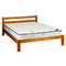 Tina# NZ Pine Simplicity Bed Frame | Double | Pine color | LS