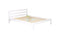 Tina# NZ Pine Simplicity Bed Frame | Double | White color | LS