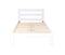 Tina# NZ Pine Simplicity Bed Frame | King-Single | White color | LS